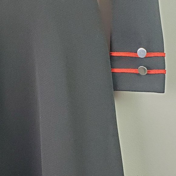 Vintage 1970s Domani Knits Retro A-Line Dress Sz 1 - Picture 5 of 15